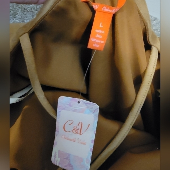 NWT Chelsea and Violet Faux Suede Dress Size Large - Picture 6 of 9